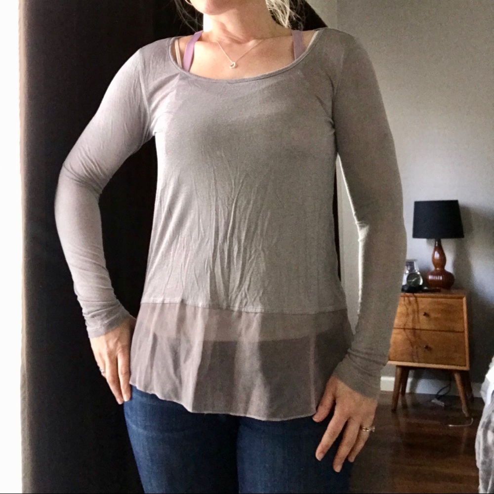 Others Follow boho lightweight mauve top sz small